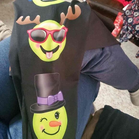 NWT JUSTICE CHRISTMAS LEGGINGS   - Picture 6 of 6